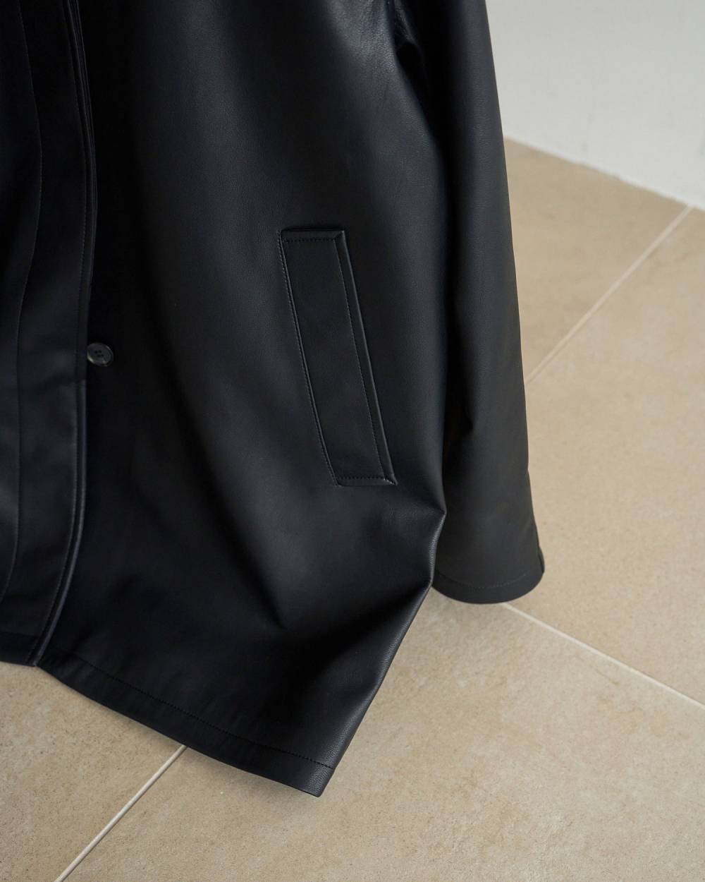 Ecoleather Over Jacket Ecoleather Over Jacket,エコレザー オーバー ジャケット,62620105,アウター,ジャケット,JK,羽織,ànuke,アンヌーク,lifes,ライフズ,26ss,26fall,26aw