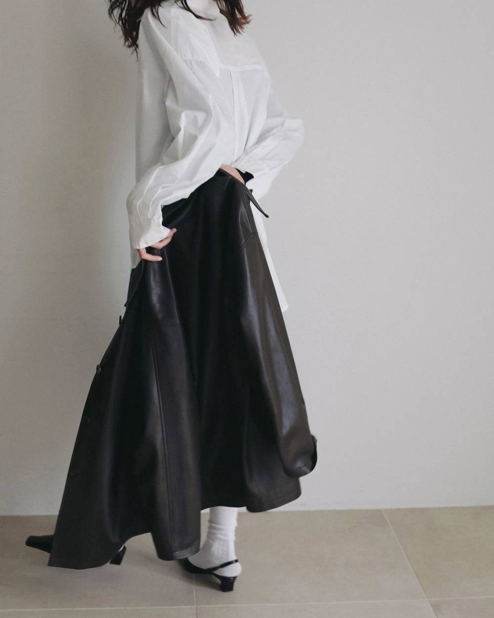 Ecoleather Over Jacket Ecoleather Over Jacket,エコレザー オーバー ジャケット,62620105,アウター,ジャケット,JK,羽織,ànuke,アンヌーク,lifes,ライフズ,26ss,26fall,26aw