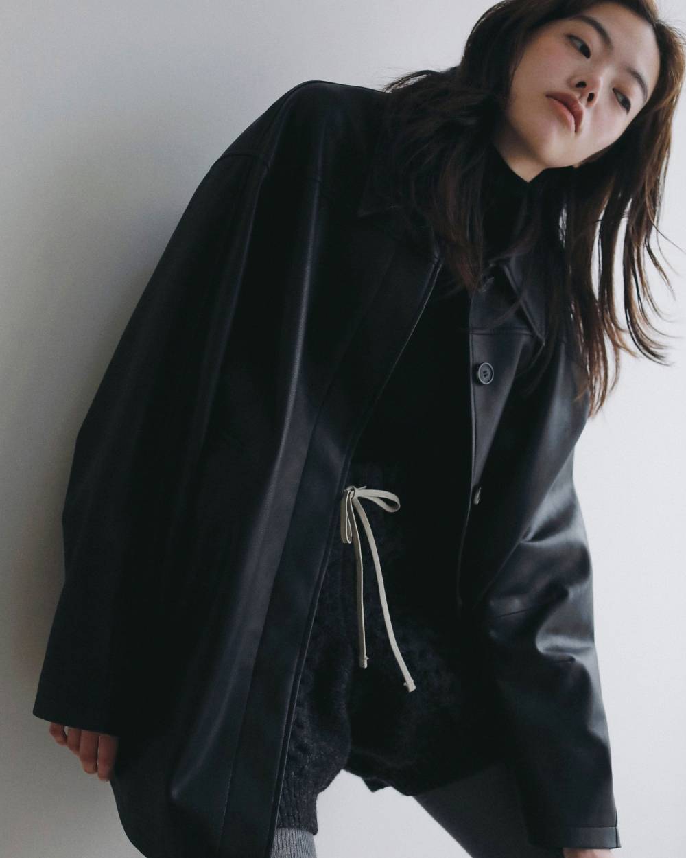 Ecoleather Over Jacket Ecoleather Over Jacket,エコレザー オーバー ジャケット,62620105,アウター,ジャケット,JK,羽織,ànuke,アンヌーク,lifes,ライフズ,26ss,26fall,26aw