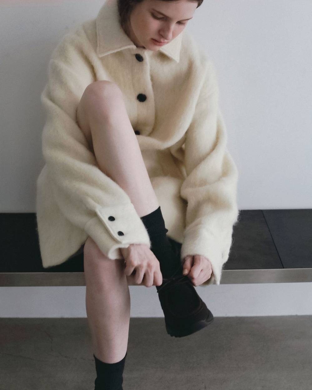 Shaggy Over Jacket Shaggy Over Jacket,シャギー オーバージャケット,62620106,アウター,JK,ジャケット,羽織,オーバージャケット,ウール,ànuke,アンヌーク,lifes,ライフズ,26fall,26aw