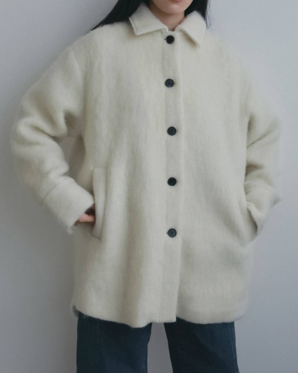 Shaggy Over Jacket Shaggy Over Jacket,シャギー オーバージャケット,62620106,アウター,JK,ジャケット,羽織,オーバージャケット,ウール,ànuke,アンヌーク,lifes,ライフズ,26fall,26aw