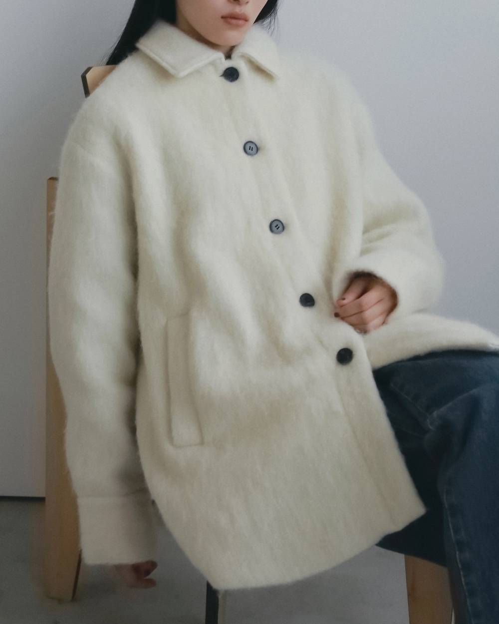 Shaggy Over Jacket Shaggy Over Jacket,シャギー オーバージャケット,62620106,アウター,JK,ジャケット,羽織,オーバージャケット,ウール,ànuke,アンヌーク,lifes,ライフズ,26fall,26aw