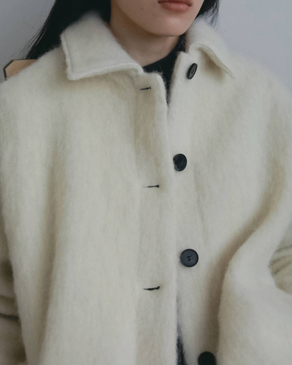 Shaggy Over Jacket Shaggy Over Jacket,シャギー オーバージャケット,62620106,アウター,JK,ジャケット,羽織,オーバージャケット,ウール,ànuke,アンヌーク,lifes,ライフズ,26fall,26aw