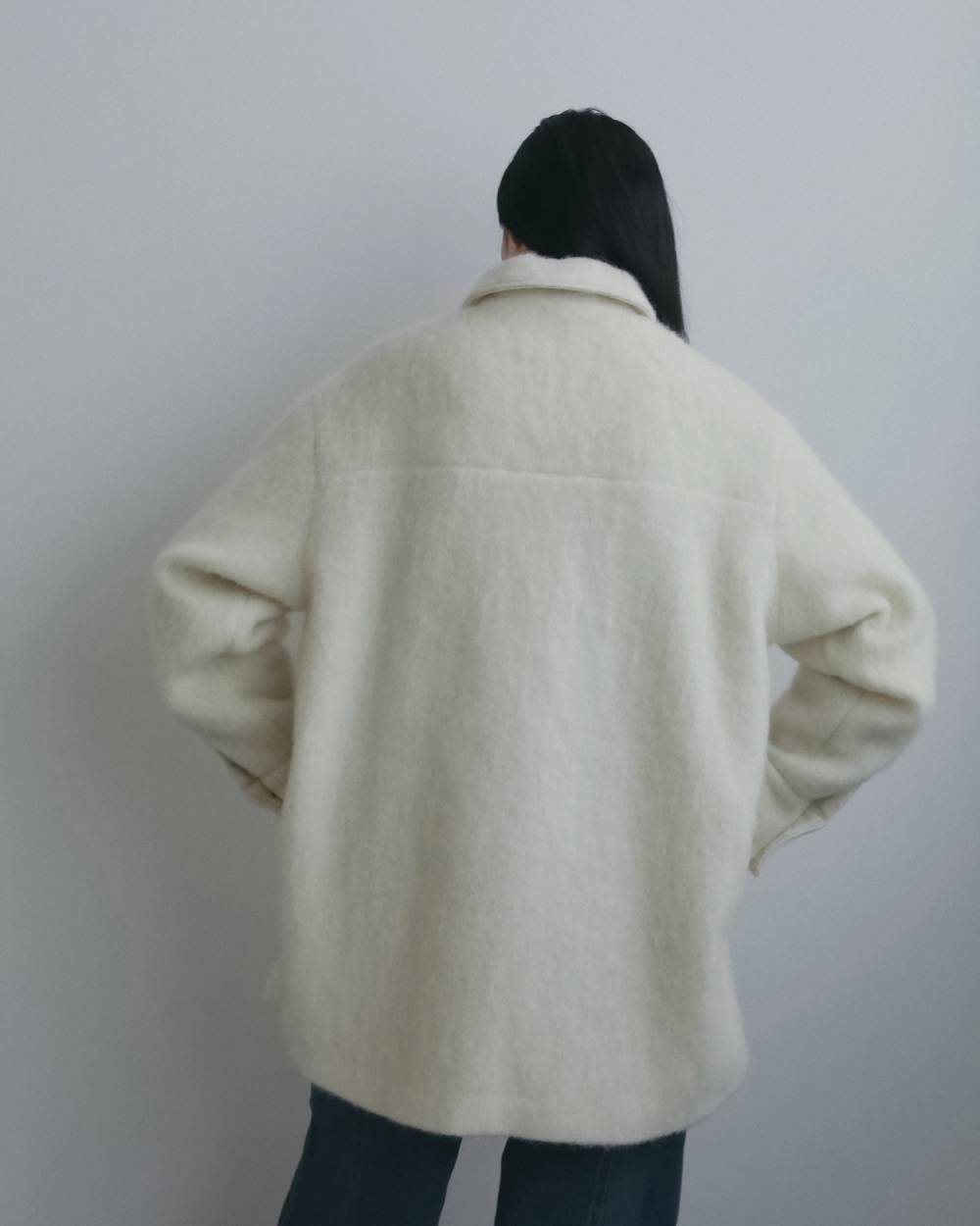 Shaggy Over Jacket Shaggy Over Jacket,シャギー オーバージャケット,62620106,アウター,JK,ジャケット,羽織,オーバージャケット,ウール,ànuke,アンヌーク,lifes,ライフズ,26fall,26aw