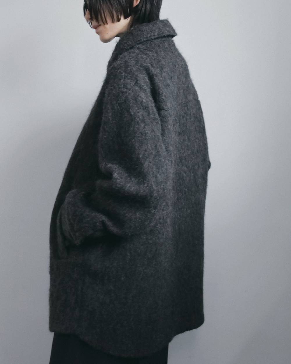 Shaggy Over Jacket Shaggy Over Jacket,シャギー オーバージャケット,62620106,アウター,JK,ジャケット,羽織,オーバージャケット,ウール,ànuke,アンヌーク,lifes,ライフズ,26fall,26aw