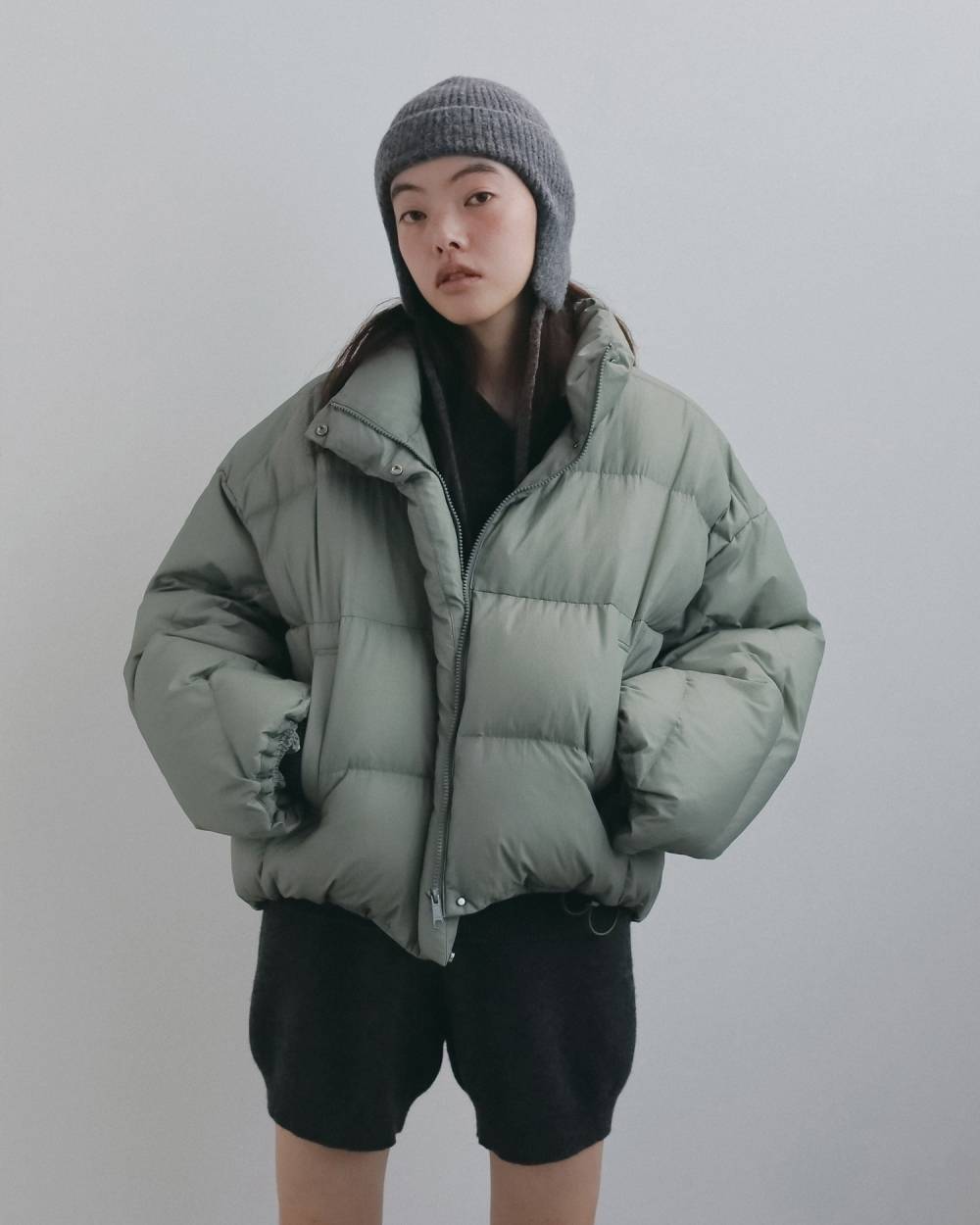 Standcollar Down Jacket Standcollar Down Jacket,スタンドカラー ダウンジャケット,62620108,アウター,ジャケット,JK,ダウンジャケット,撥水加工,ダウン,ànuke,アンヌーク,lifes,ライフズ,26fall,26aw