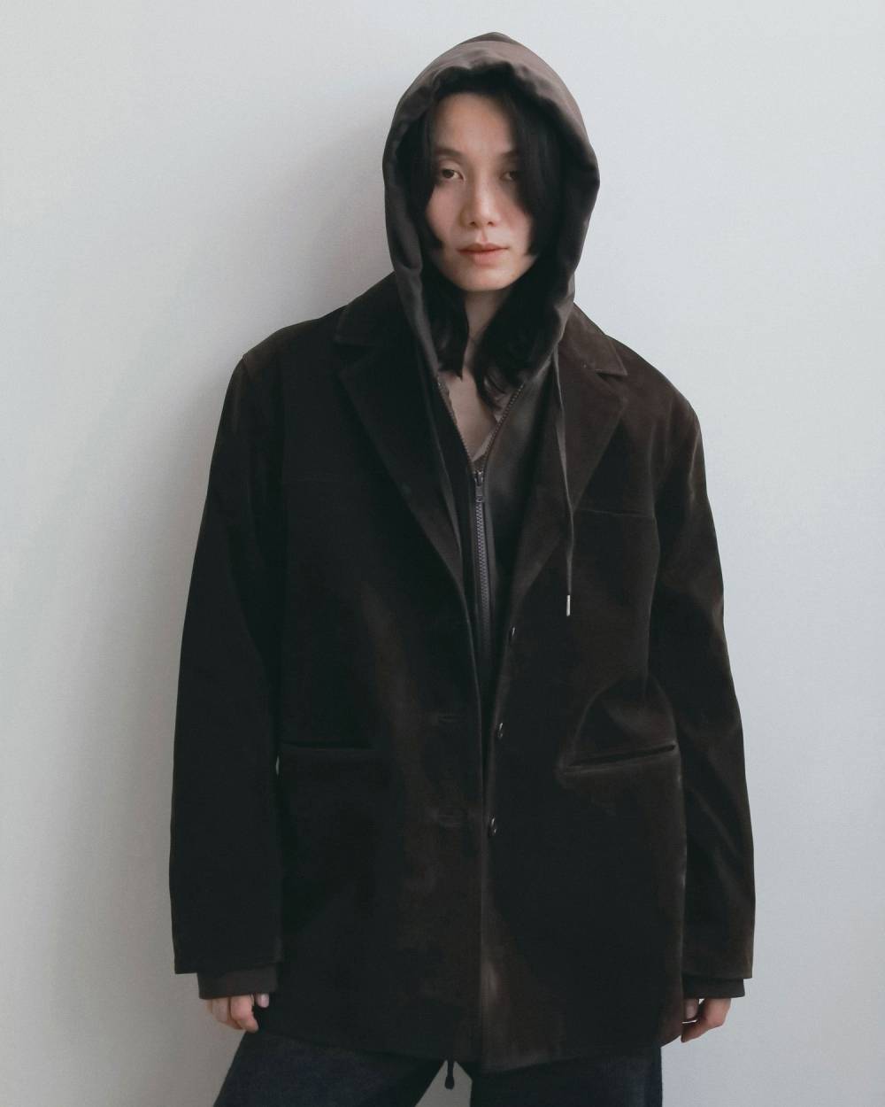 Eco Suede Jacket Eco Suede Jacket,エコスエードジャケット,62620109,アウター,ジャケット,JK,エコスエードジャケット,ànuke,アンヌーク,lifes,ライフズ,26fall,26aw