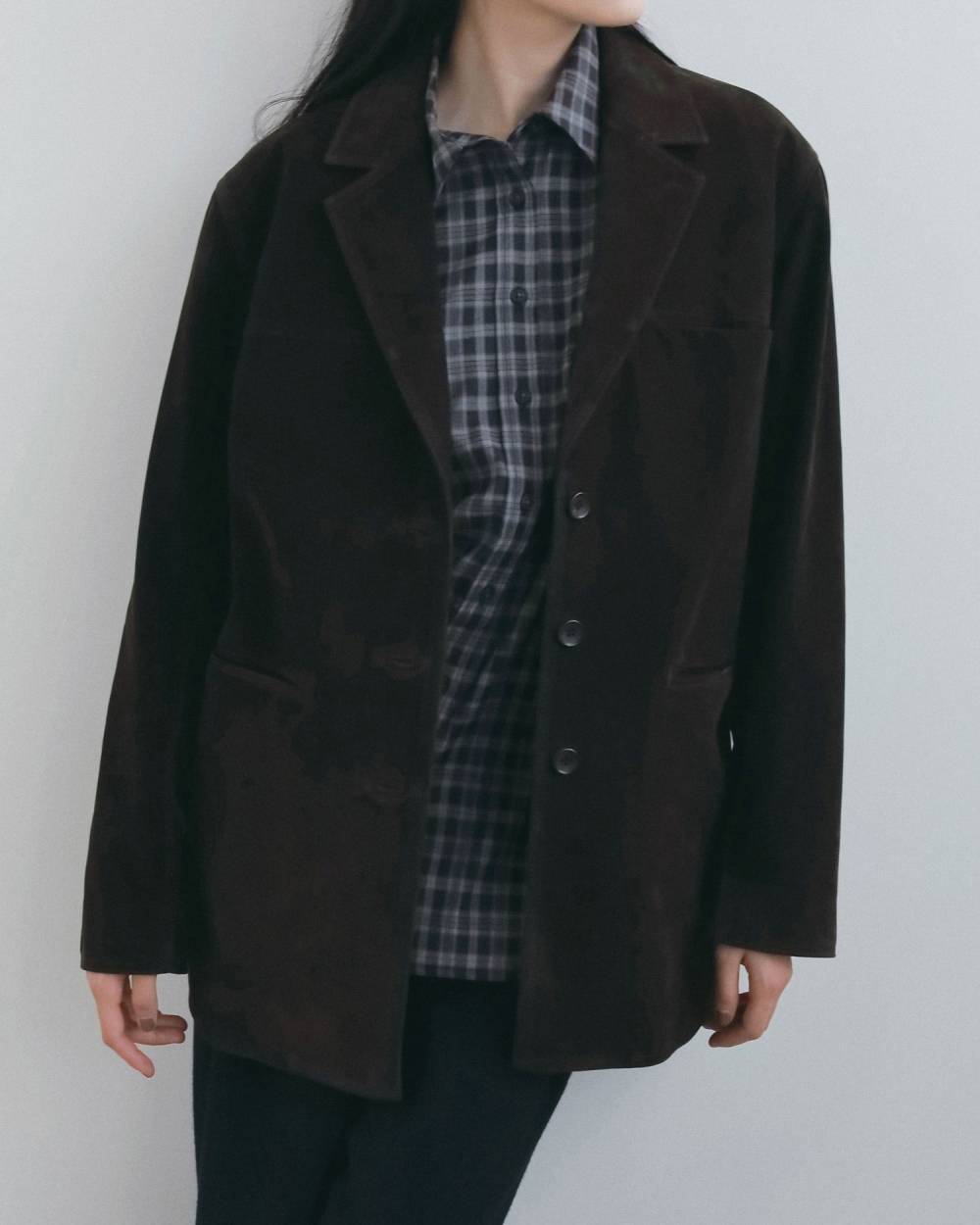 Eco Suede Jacket Eco Suede Jacket,エコスエードジャケット,62620109,アウター,ジャケット,JK,エコスエードジャケット,ànuke,アンヌーク,lifes,ライフズ,26fall,26aw