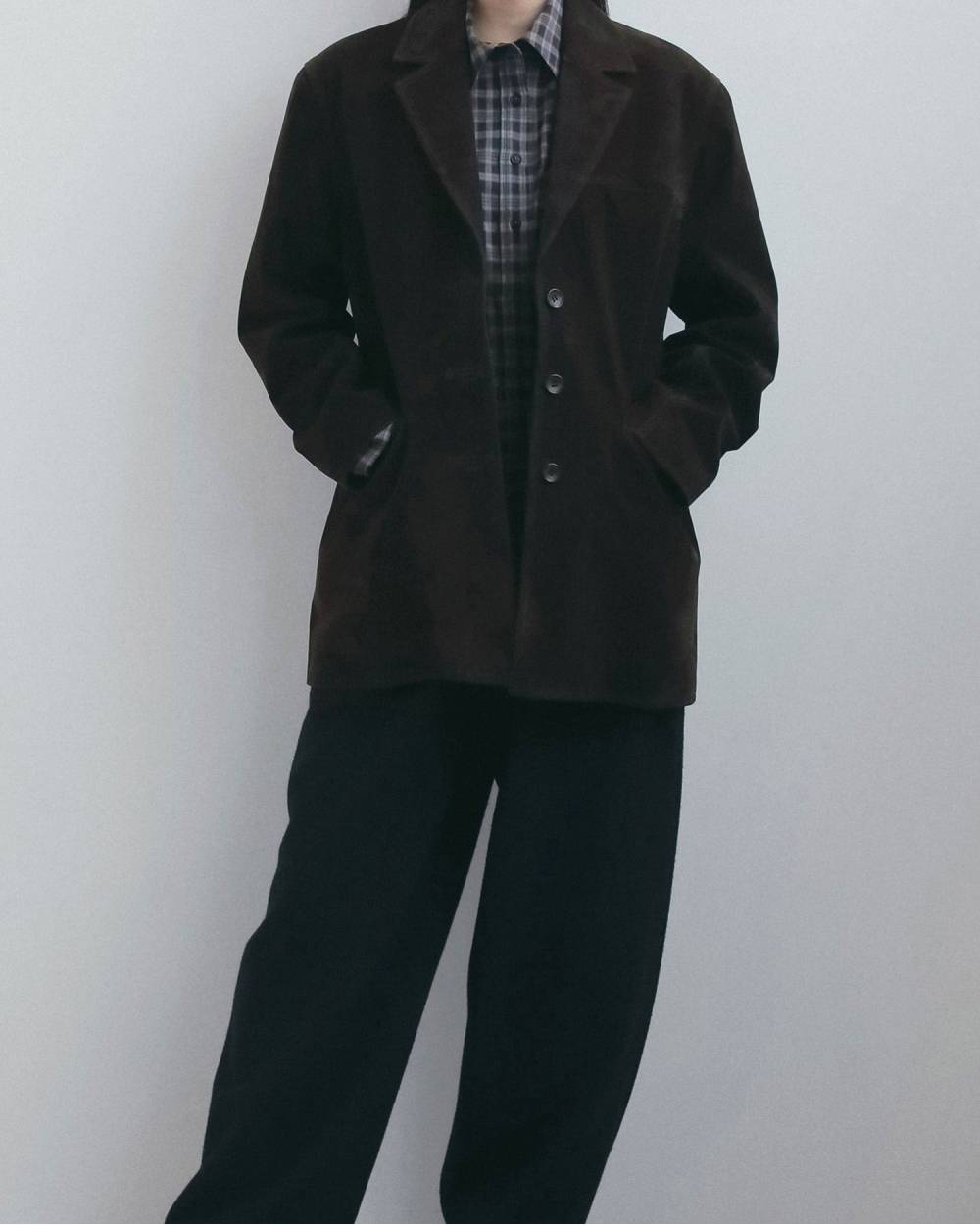 Eco Suede Jacket Eco Suede Jacket,エコスエードジャケット,62620109,アウター,ジャケット,JK,エコスエードジャケット,ànuke,アンヌーク,lifes,ライフズ,26fall,26aw