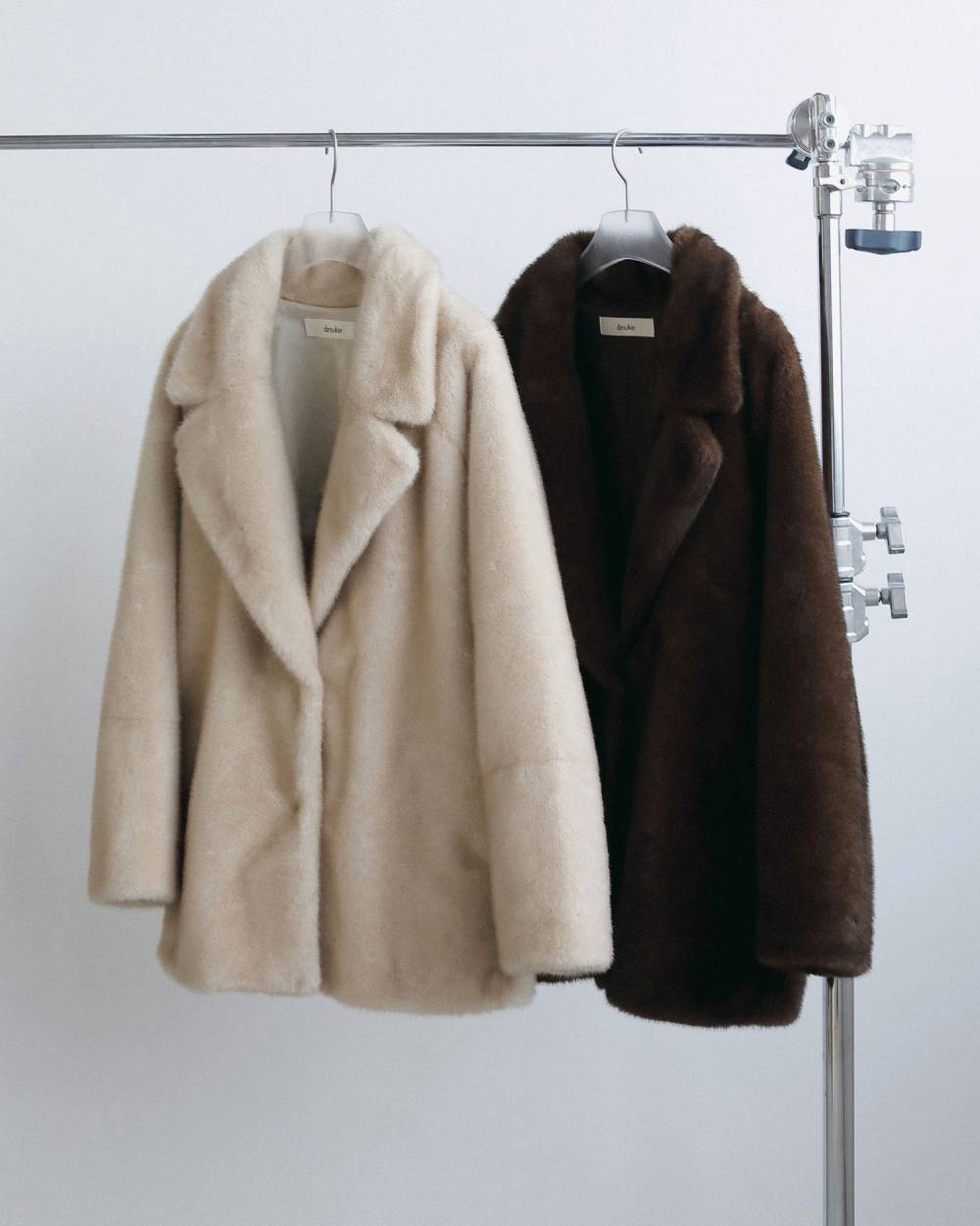 Eco Minkfur Jacket Eco Minkfur Jacket,エコ ミンクファー ジャケット,62620110,アウター,ジャケット,JK,ànuke,アンヌーク,lifes,ライフズ,26fall,26aw