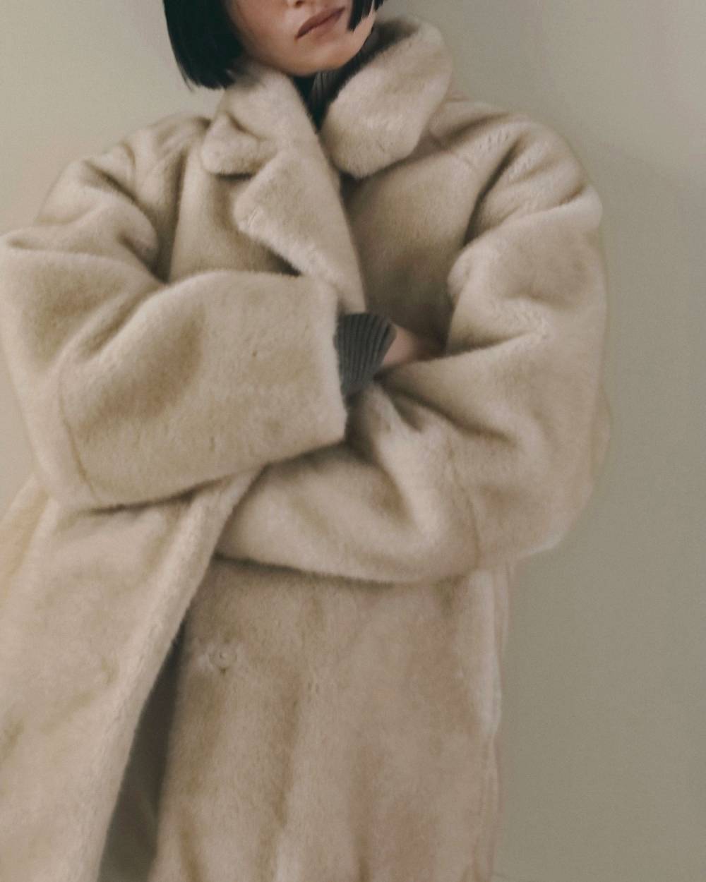Eco Minkfur Jacket Eco Minkfur Jacket,エコ ミンクファー ジャケット,62620110,アウター,ジャケット,JK,ànuke,アンヌーク,lifes,ライフズ,26fall,26aw