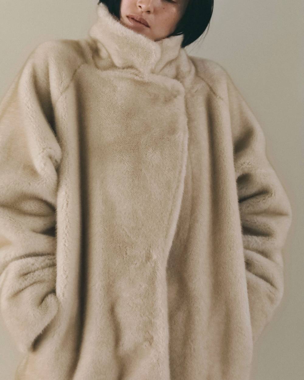 Eco Minkfur Jacket Eco Minkfur Jacket,エコ ミンクファー ジャケット,62620110,アウター,ジャケット,JK,ànuke,アンヌーク,lifes,ライフズ,26fall,26aw