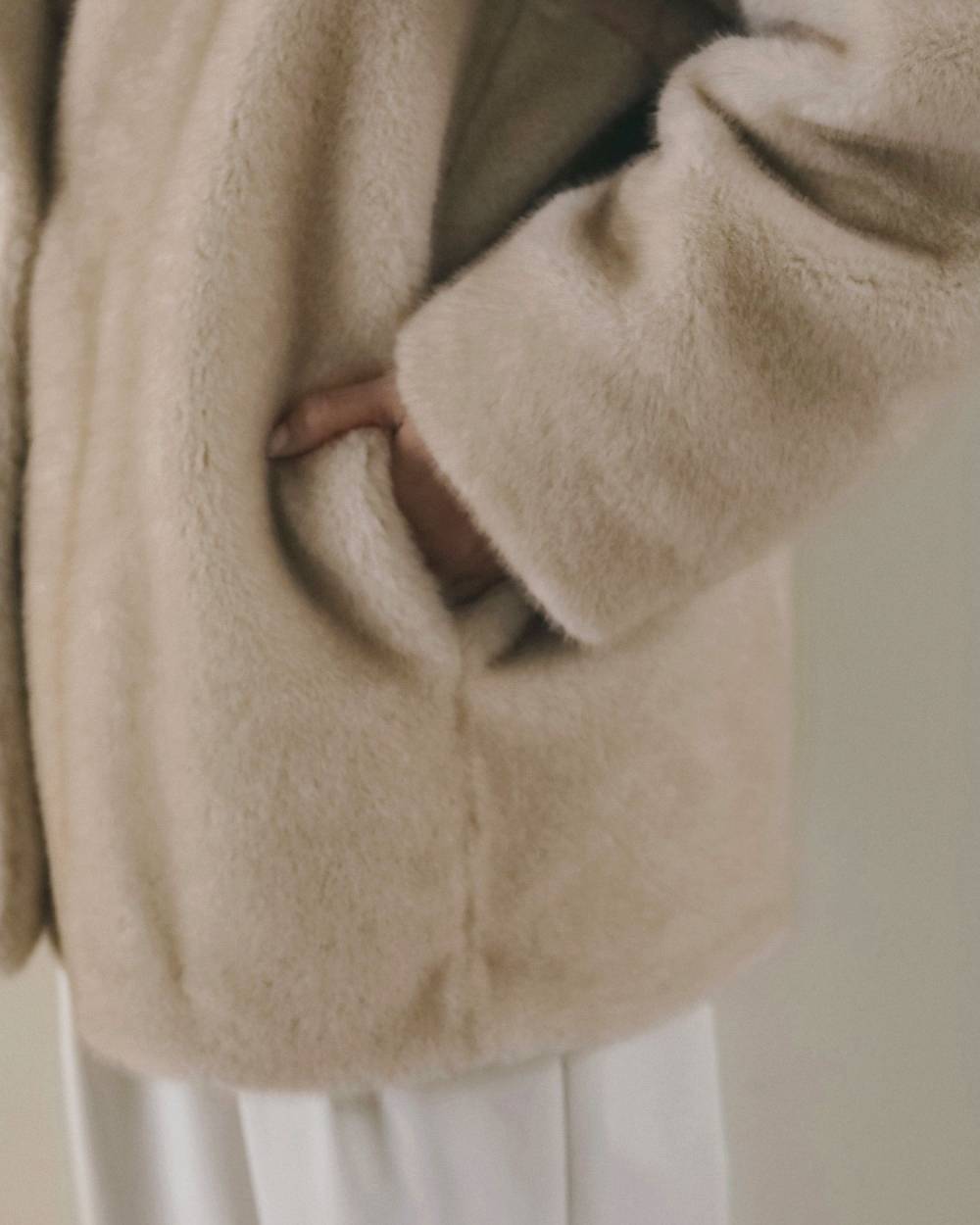 Eco Minkfur Jacket Eco Minkfur Jacket,エコ ミンクファー ジャケット,62620110,アウター,ジャケット,JK,ànuke,アンヌーク,lifes,ライフズ,26fall,26aw
