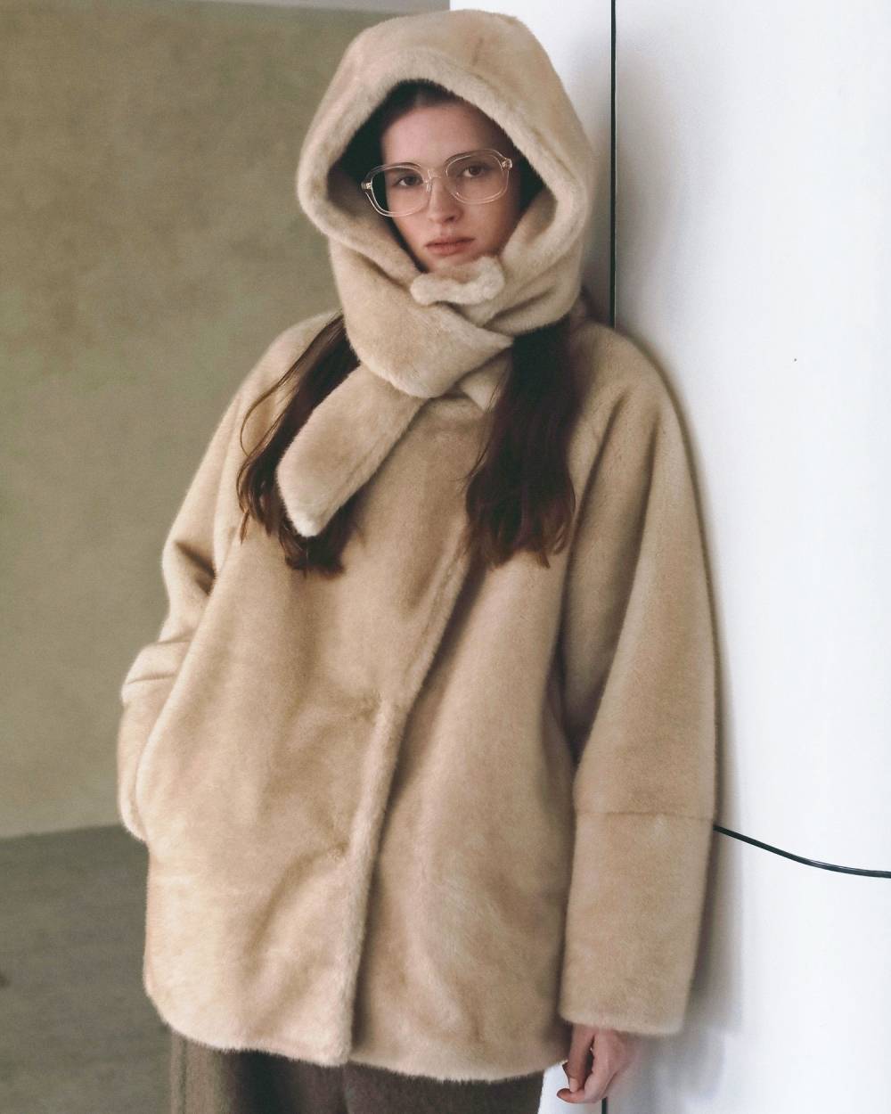 Eco Minkfur Jacket Eco Minkfur Jacket,エコ ミンクファー ジャケット,62620110,アウター,ジャケット,JK,ànuke,アンヌーク,lifes,ライフズ,26fall,26aw