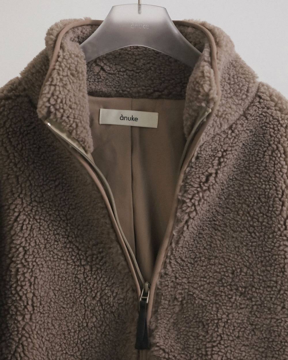 Boa Zip Blouson Boa Zip Blouson,ボア ジップ ブルゾン,62620203,ブルゾン,アウター,ウール,ànuke,アンヌーク,lifes,ライフズ,26fall,26aw