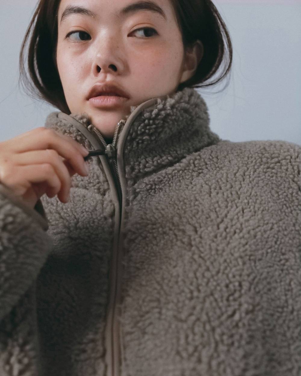 Boa Zip Blouson Boa Zip Blouson,ボア ジップ ブルゾン,62620203,ブルゾン,アウター,ウール,ànuke,アンヌーク,lifes,ライフズ,26fall,26aw