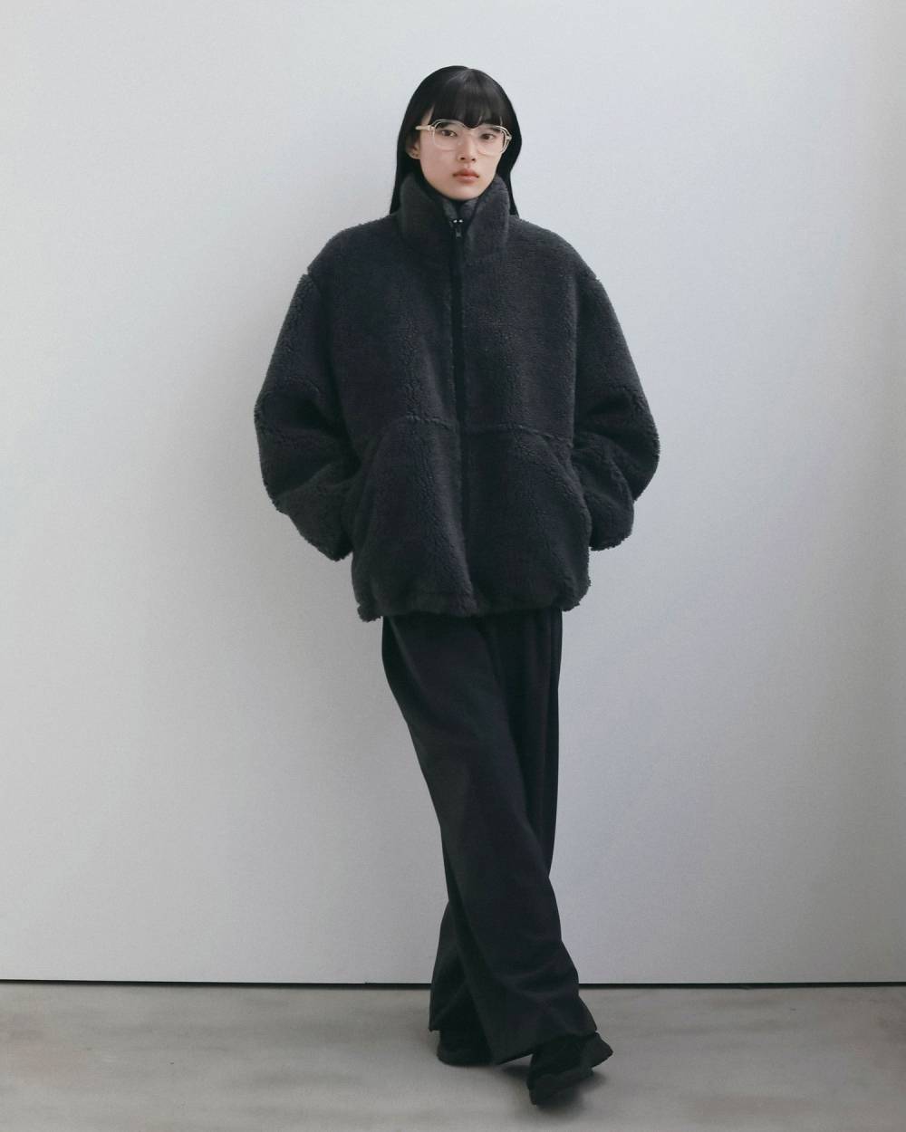 Boa Zip Blouson Boa Zip Blouson,ボア ジップ ブルゾン,62620203,ブルゾン,アウター,ウール,ànuke,アンヌーク,lifes,ライフズ,26fall,26aw