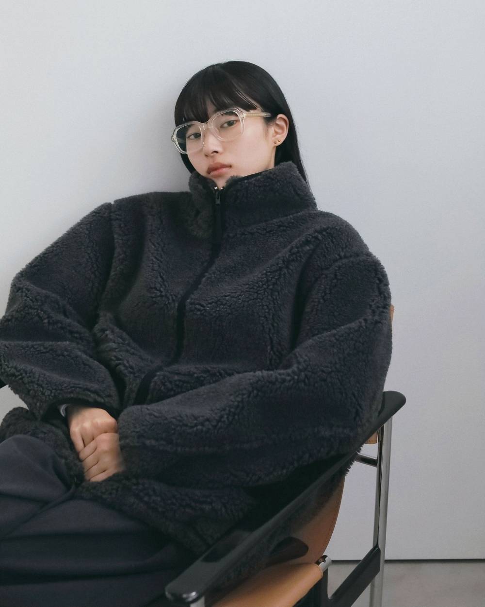 Boa Zip Blouson Boa Zip Blouson,ボア ジップ ブルゾン,62620203,ブルゾン,アウター,ウール,ànuke,アンヌーク,lifes,ライフズ,26fall,26aw