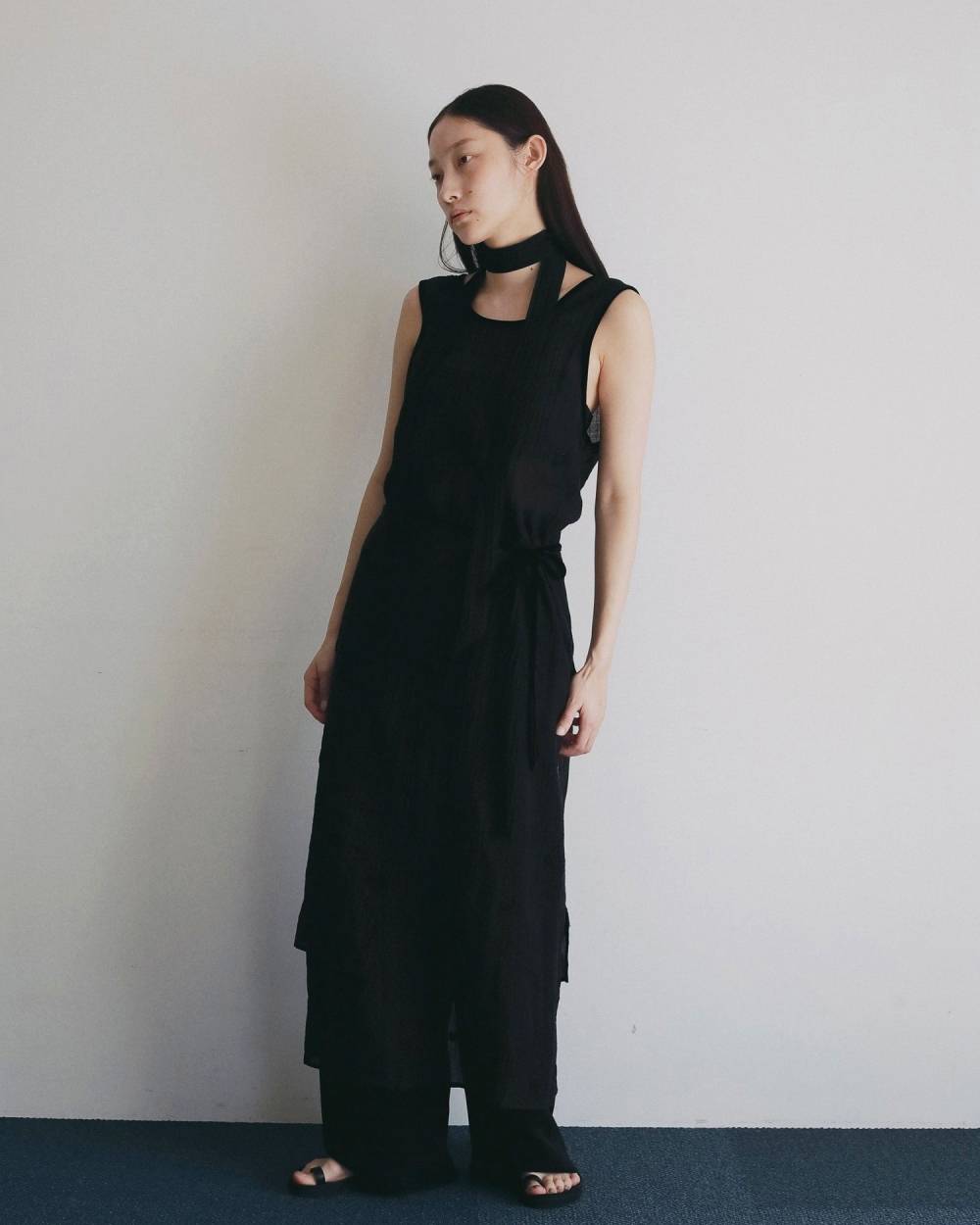 Embroidery Sleeveless Onepiece Embroidery Sleeveless Onepiece,エンブロイダリー スリーブレス ワンピース,62620306,ワンピース,ワンピ,ドレス,シアー素材,ノースリーブワンピース,ànuke,アンヌーク,lifes,ライフズ,26ss,26fall,26aw