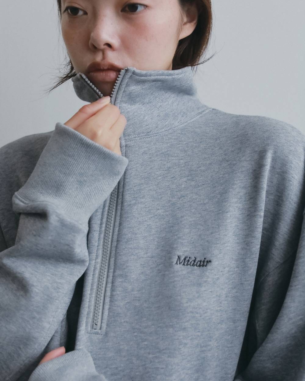 Halfzip Sweat Onepiece Halfzip Sweat Onepiece,ハーフジップ スウェット ワンピース,62620311,ワンピース,ワンピ,スウェット,ànuke,アンヌーク,lifes,ライフズ,26ss,26fall,26aw