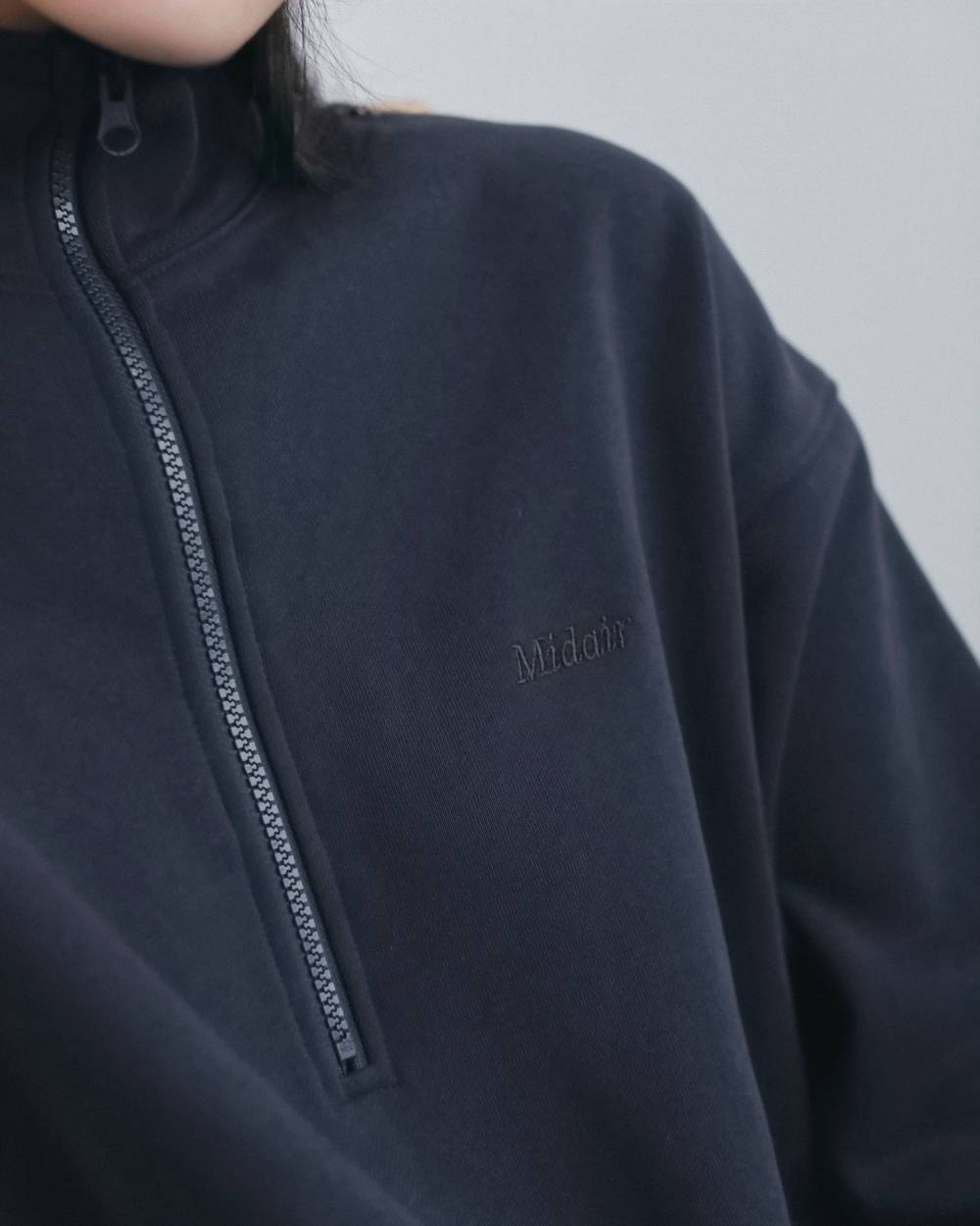 Halfzip Sweat Onepiece Halfzip Sweat Onepiece,ハーフジップ スウェット ワンピース,62620311,ワンピース,ワンピ,スウェット,ànuke,アンヌーク,lifes,ライフズ,26ss,26fall,26aw