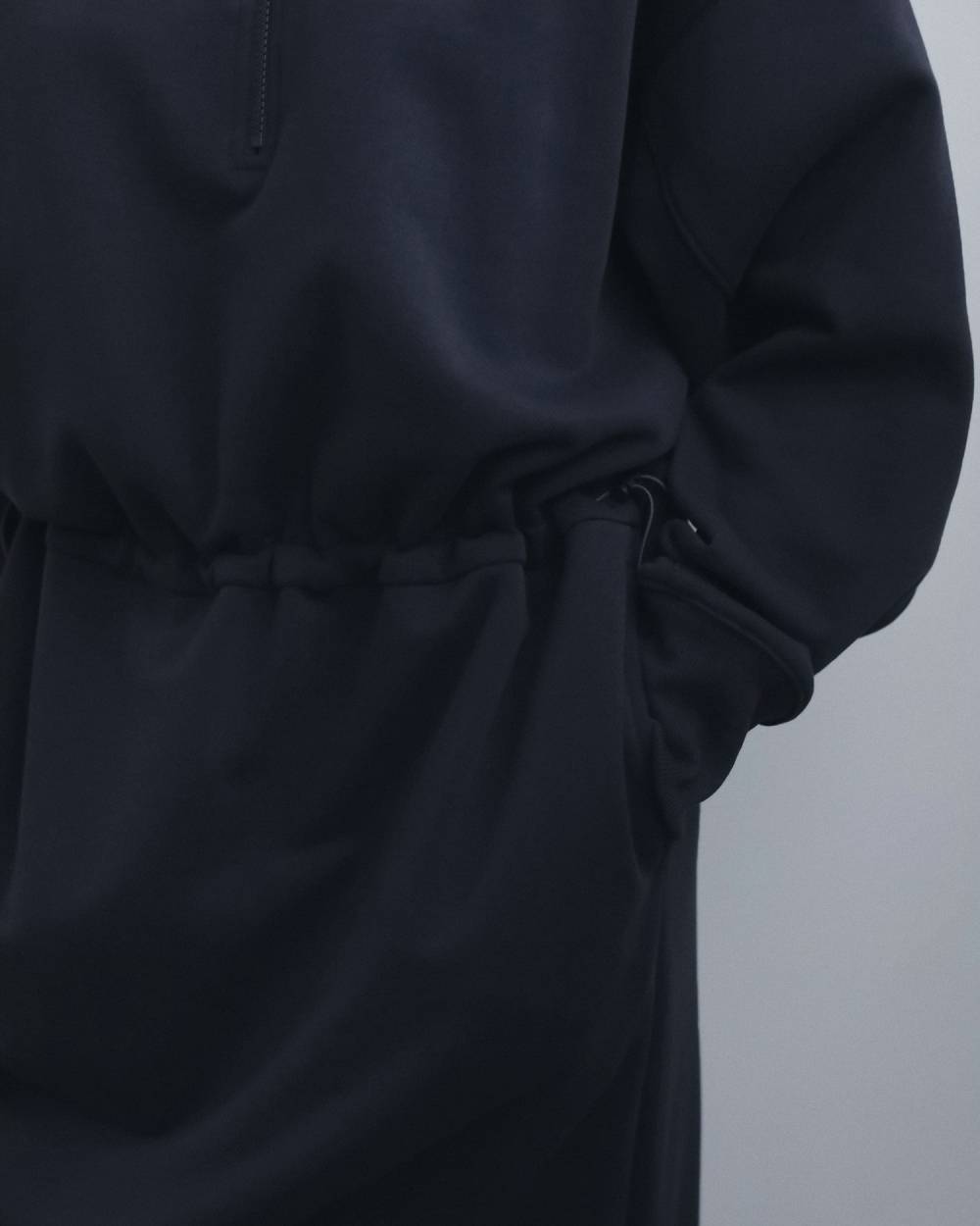 Halfzip Sweat Onepiece Halfzip Sweat Onepiece,ハーフジップ スウェット ワンピース,62620311,ワンピース,ワンピ,スウェット,ànuke,アンヌーク,lifes,ライフズ,26ss,26fall,26aw