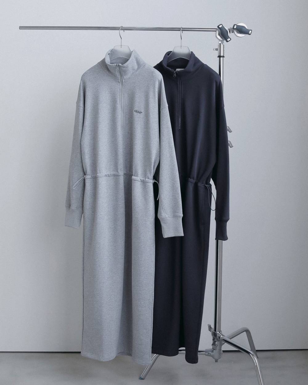 Halfzip Sweat Onepiece Halfzip Sweat Onepiece,ハーフジップ スウェット ワンピース,62620311,ワンピース,ワンピ,スウェット,ànuke,アンヌーク,lifes,ライフズ,26ss,26fall,26aw