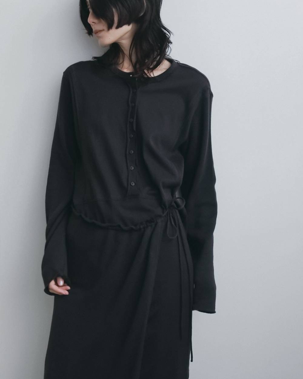 Jacquardrib Wrap Onepiece Jacquardrib Wrap Onepiece,ジャカードリブ ラップ ワンピース,62620313,ワンピ,ワンピース,ロングワンピース,ànuke,アンヌーク,lifes,ライフズ,26fall,26aw