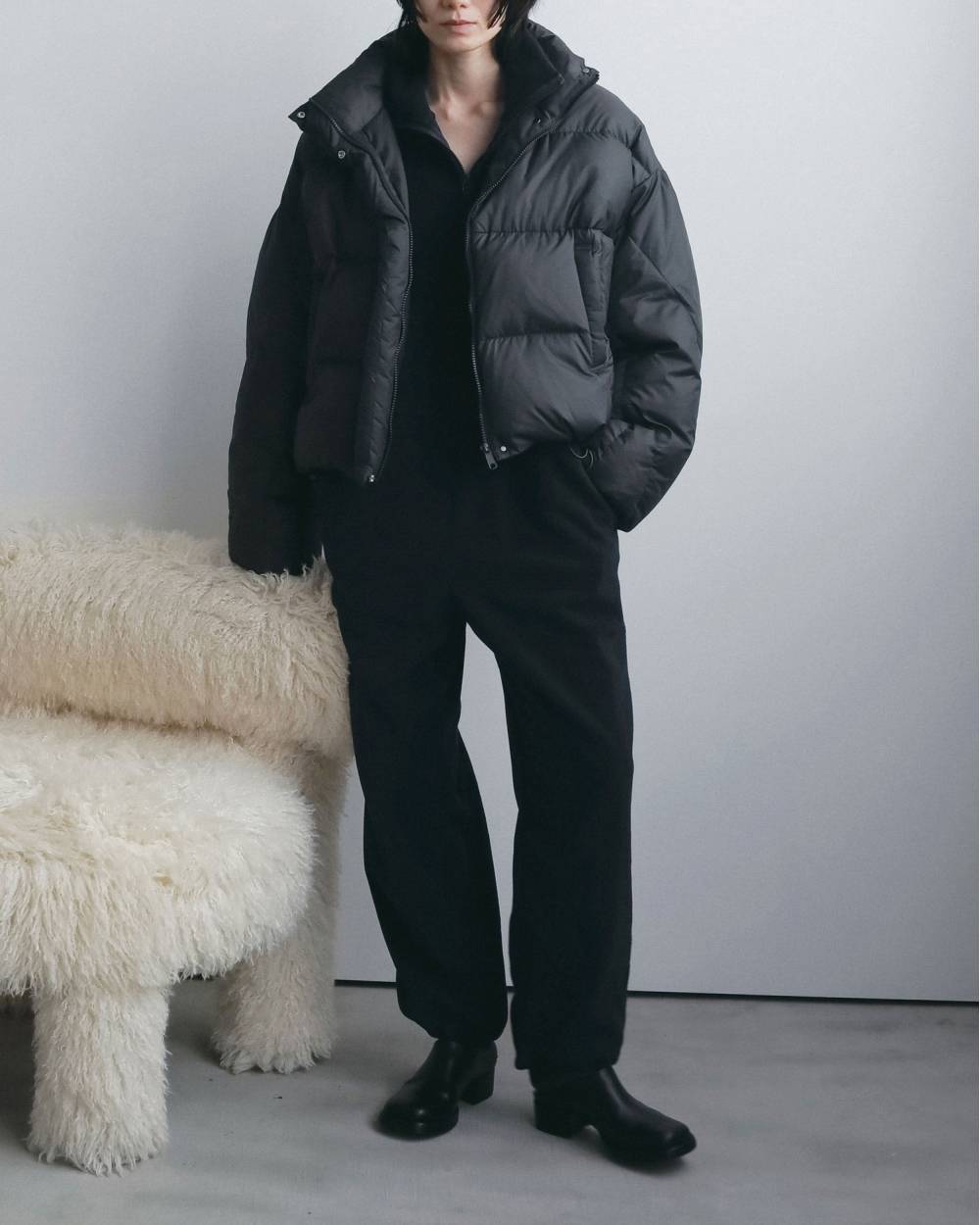 Fleece Halfzip Combinaison Fleece Halfzip Combinaison,フリース ハーフジップ コンビネゾン,62620314,コンビネゾン,ワンピース,つなぎ,オーバーオール,ànuke,アンヌーク,lifes,ライフズ,26fall,26aw