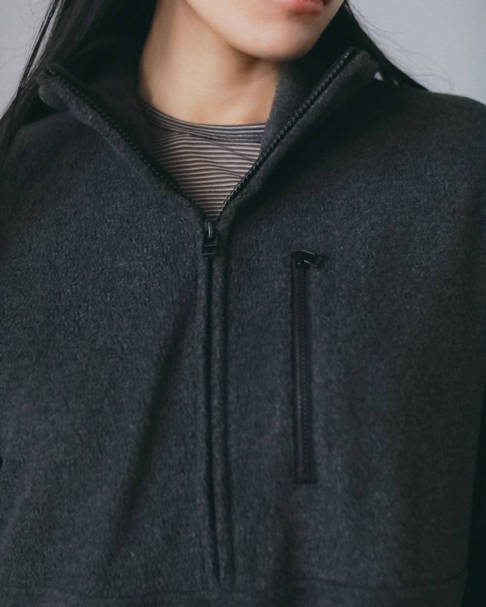 Fleece Halfzip Combinaison Fleece Halfzip Combinaison,フリース ハーフジップ コンビネゾン,62620314,コンビネゾン,ワンピース,つなぎ,オーバーオール,ànuke,アンヌーク,lifes,ライフズ,26fall,26aw