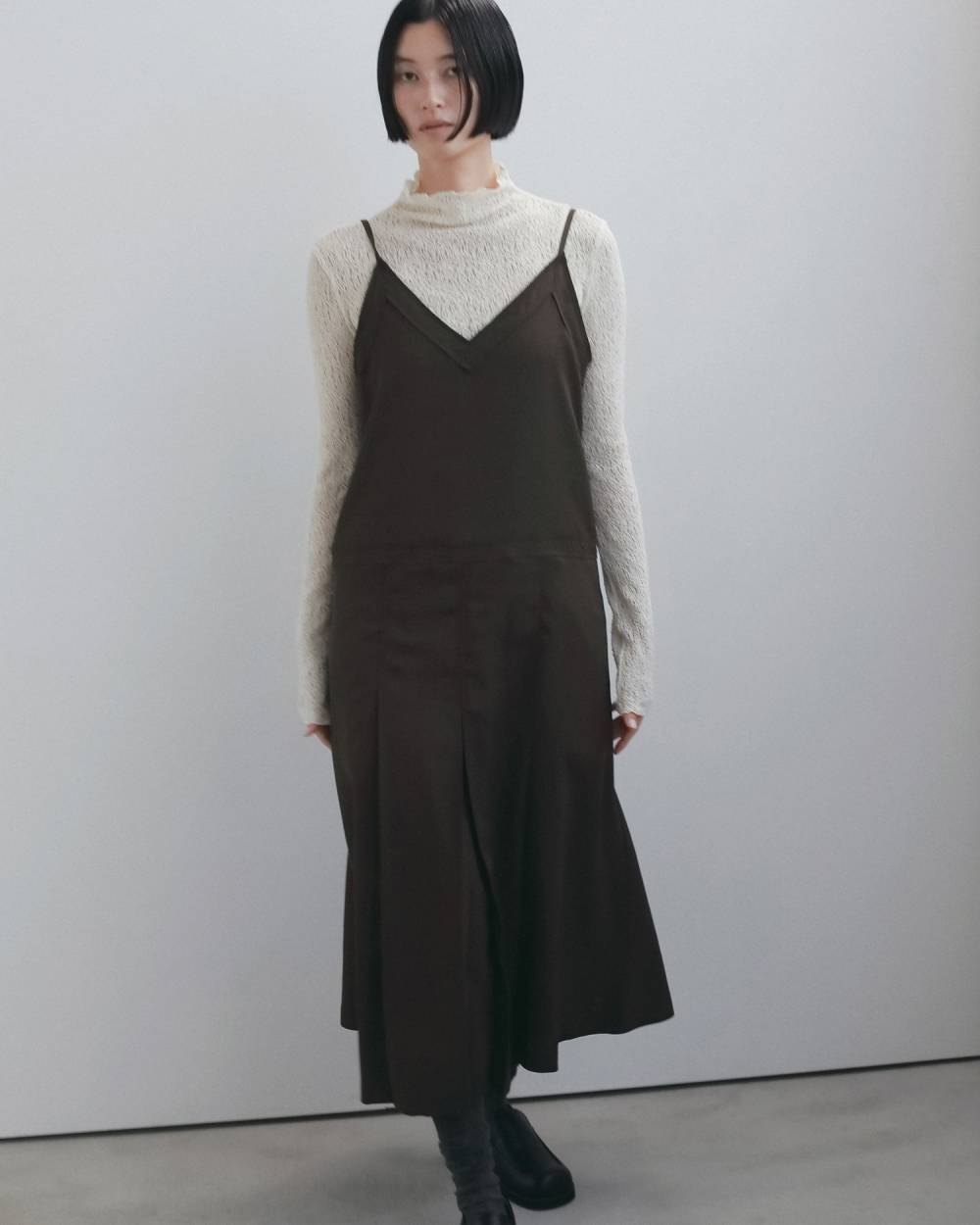 Pleats Camisole Onepiece Pleats Camisole Onepiece,プリーツ キャミソール ワンピース,62620315,ワンピース,ワンピ,キャミソールワンピース,ànuke,アンヌーク,lifes,ライフズ,26fall,26aw