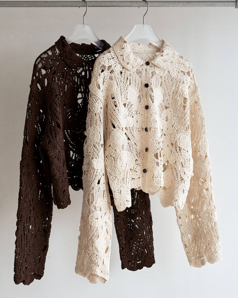 Embroidery Over Shirts Embroidery Over Shirts,エンブロイダリー オーバー シャツ,62620402,トップス,シャツ,レースシャツ,ànuke,アンヌーク,lifes,ライフズ,26ss,26fall,26aw