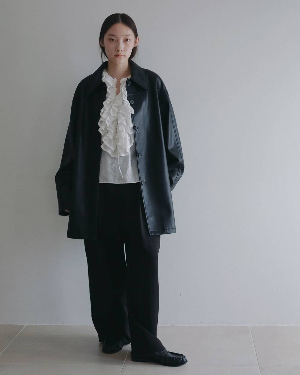 2way Frill Blouse 2way Frill Blouse,2way フリル ブラウス,62620404,トップス,シャツ,ブラウス,2way,ànuke,アンヌーク,lifes,ライフズ,26ss,26fall,26aw