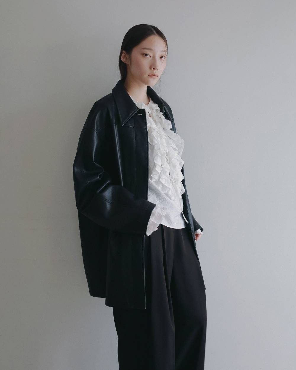 2way Frill Blouse 2way Frill Blouse,2way フリル ブラウス,62620404,トップス,シャツ,ブラウス,2way,ànuke,アンヌーク,lifes,ライフズ,26ss,26fall,26aw