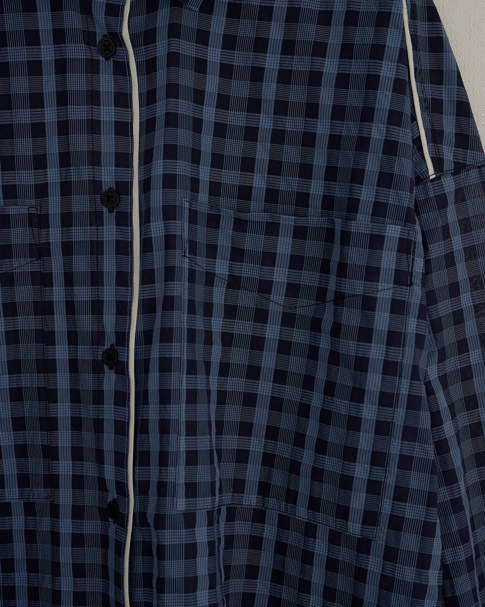 Sheercheck Over Shirts Sheercheck Over Shirts,シアーチェック オーバー シャツ,62620408,トップス,シャツ,ブラウス,透け感,シアー,チェック,柄,ànuke,アンヌーク,lifes,ライフズ,26ss,26fall,26aw