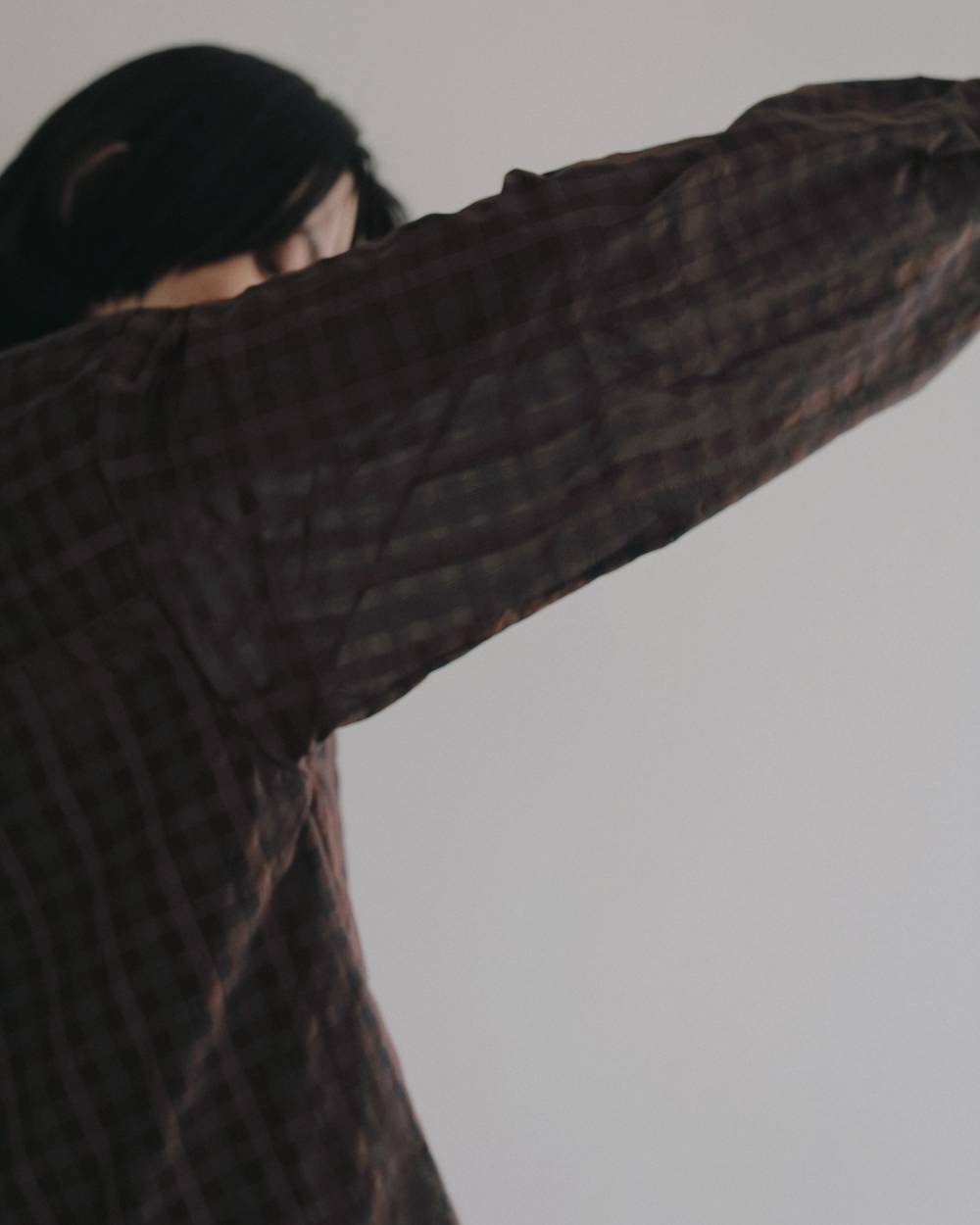 Sheercheck Over Shirts Sheercheck Over Shirts,シアーチェック オーバー シャツ,62620408,トップス,シャツ,ブラウス,透け感,シアー,チェック,柄,ànuke,アンヌーク,lifes,ライフズ,26ss,26fall,26aw