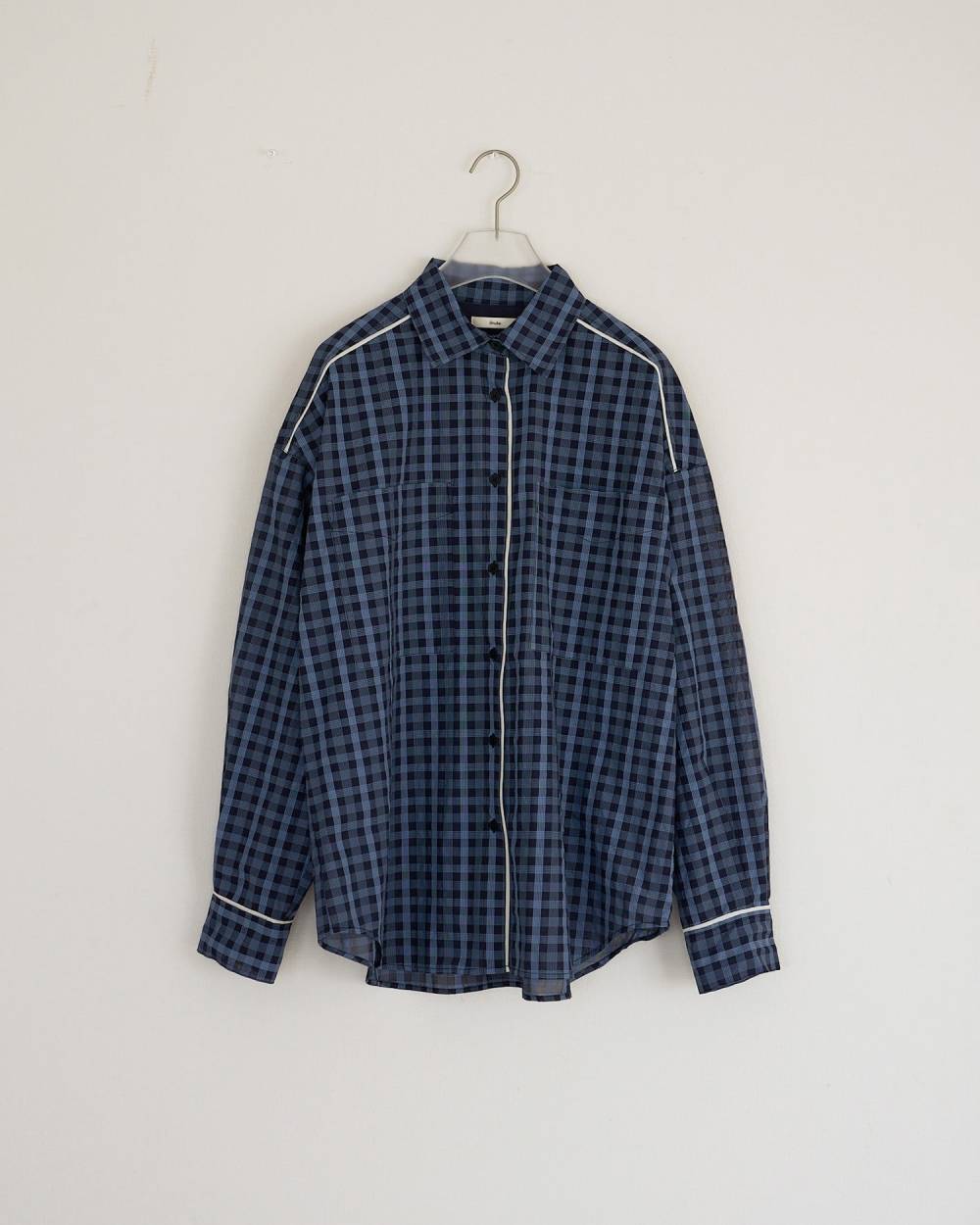 Sheercheck Over Shirts Sheercheck Over Shirts,シアーチェック オーバー シャツ,62620408,トップス,シャツ,ブラウス,透け感,シアー,チェック,柄,ànuke,アンヌーク,lifes,ライフズ,26ss,26fall,26aw