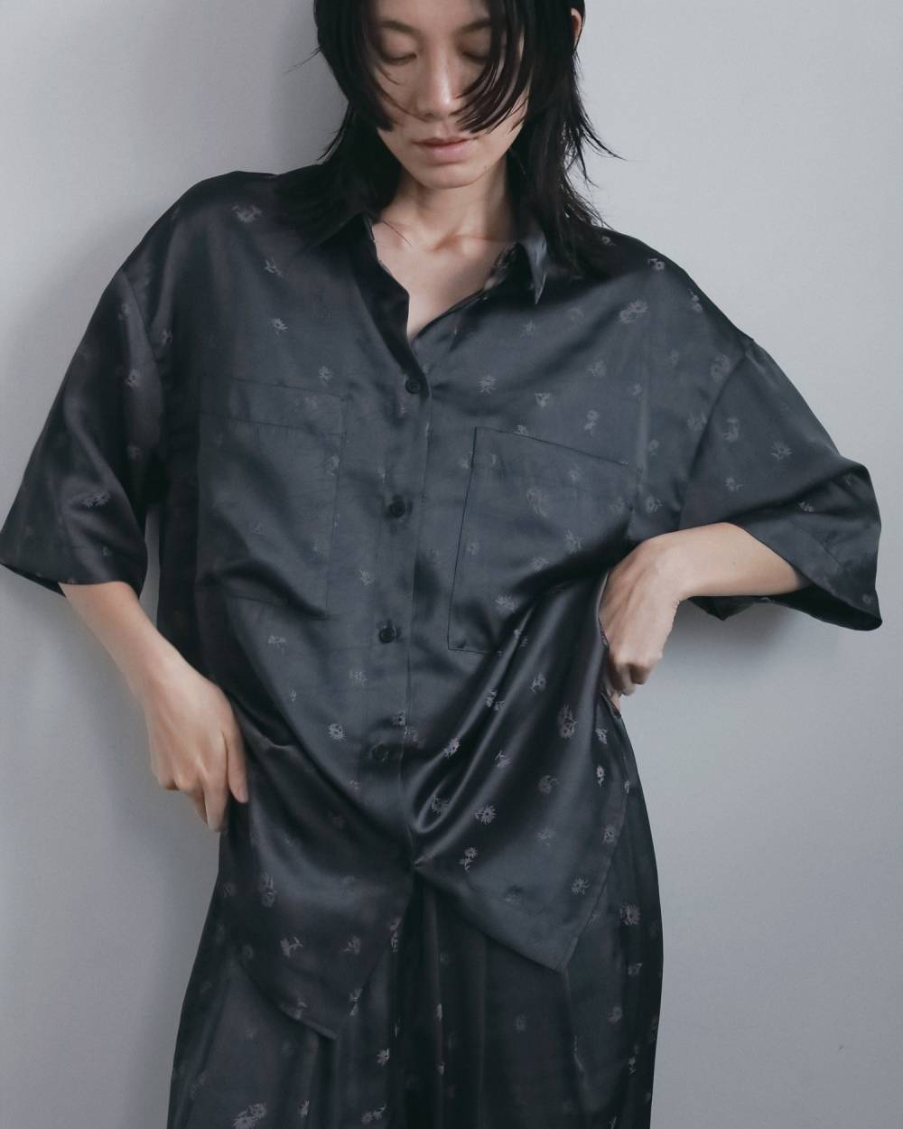 Jacquard Halfsleeve Shirts Jacquard Halfsleeve Shirts,ジャカード ハーフスリーブ シャツ,62620409,シャツ,花柄,トップス,ハーフスリーブシャツ,ànuke,アンヌーク,lifes,ライフズ,26ss,26fall,26aw