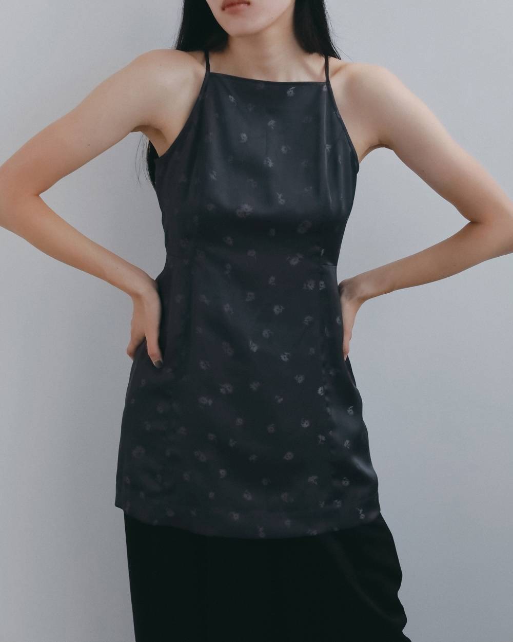 Jacquard Cami Tunic Jacquard Cami Tunic,ジャカード キャミ チュニック,62620413,トップス,キャミ,花柄,チュニック,キャミソールチュニック,ànuke,アンヌーク,lifes,ライフズ,26ss,26fall,26aw