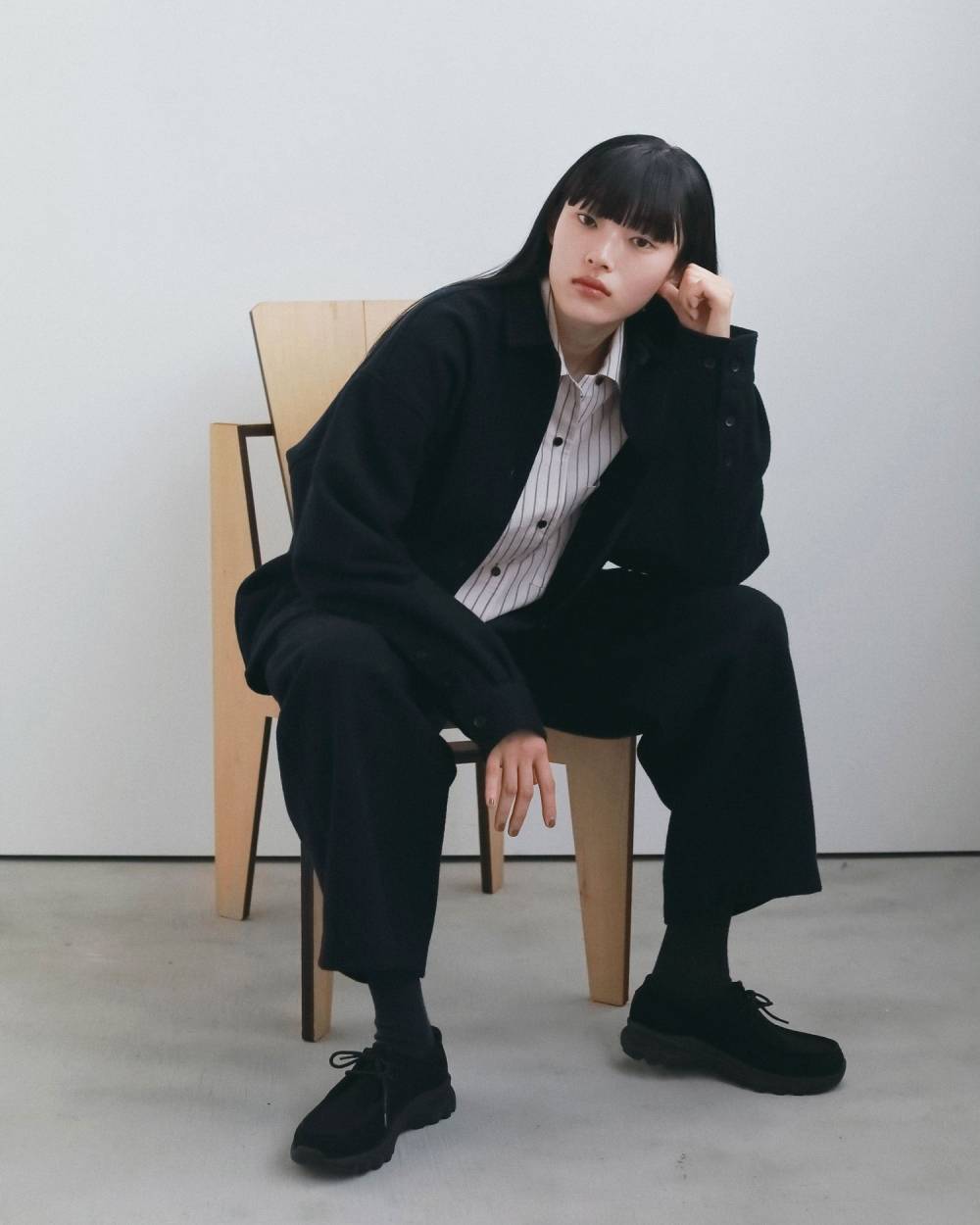 Opencollar Stripe Shirts Opencollar Stripe Shirts,オープンカラー ストライプ シャツ,62620414,シャツ,ブラウス,オーバーシャツ,ストライプ,柄,ànuke,アンヌーク,lifes,ライフズ,26fall,26aw