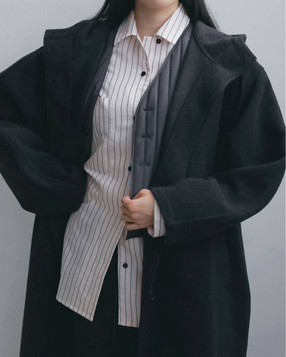 Opencollar Stripe Shirts Opencollar Stripe Shirts,オープンカラー ストライプ シャツ,62620414,シャツ,ブラウス,オーバーシャツ,ストライプ,柄,ànuke,アンヌーク,lifes,ライフズ,26fall,26aw