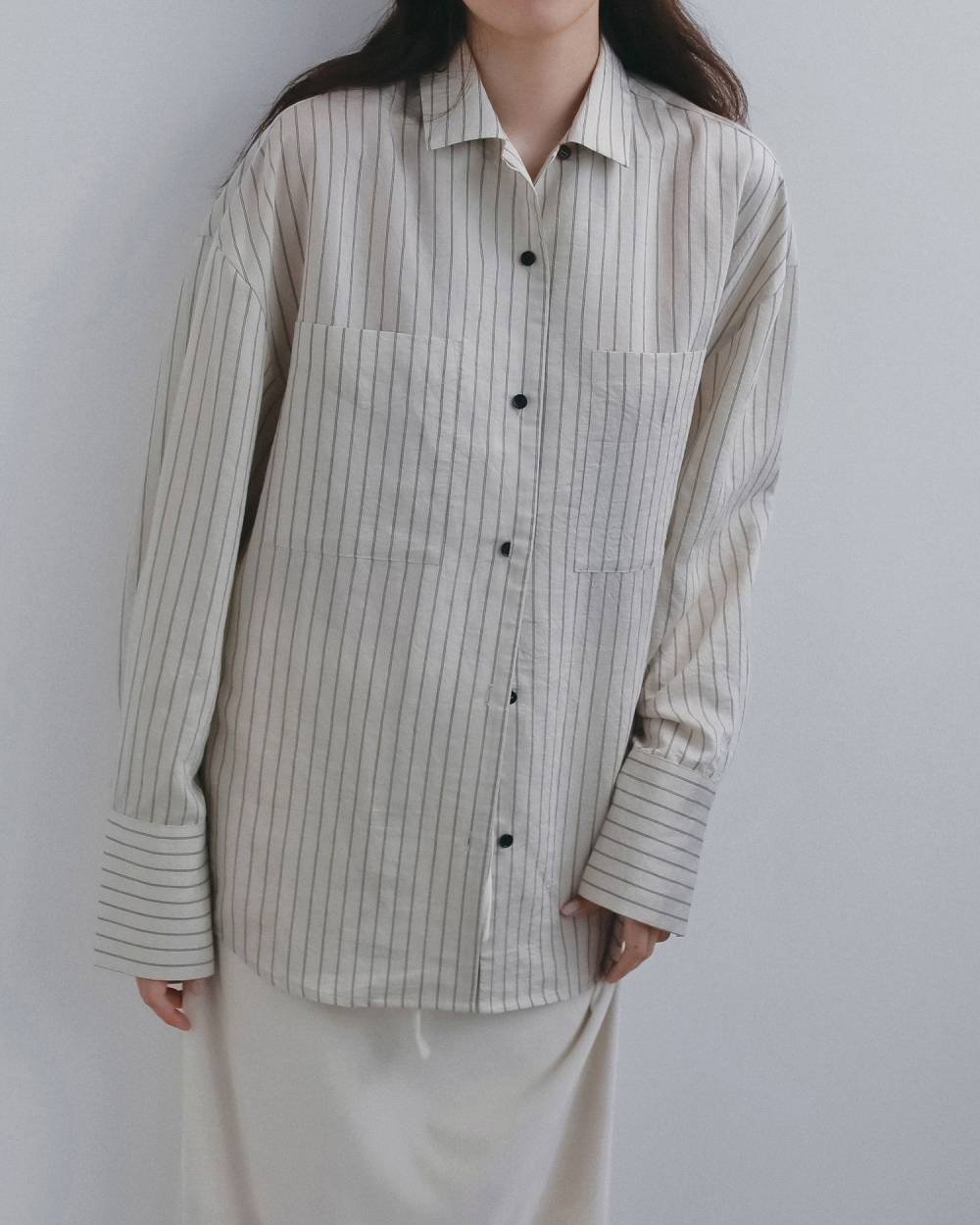 Opencollar Stripe Shirts Opencollar Stripe Shirts,オープンカラー ストライプ シャツ,62620414,シャツ,ブラウス,オーバーシャツ,ストライプ,柄,ànuke,アンヌーク,lifes,ライフズ,26fall,26aw
