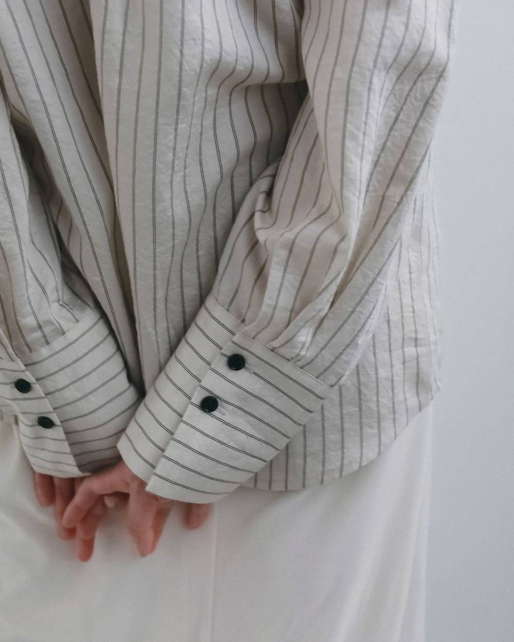Opencollar Stripe Shirts Opencollar Stripe Shirts,オープンカラー ストライプ シャツ,62620414,シャツ,ブラウス,オーバーシャツ,ストライプ,柄,ànuke,アンヌーク,lifes,ライフズ,26fall,26aw