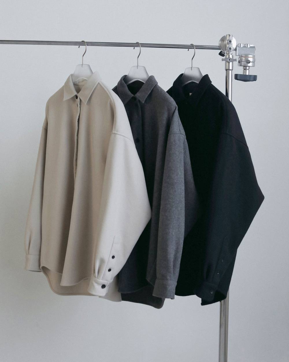 Wool Over Shirts Wool Over Shirts,ウール オーバー シャツ,62620415,シャツ,トップス,オーバーサイズ,ウールシャツ,ウール,羽織,ànuke,アンヌーク,lifes,ライフズ,26fall,26aw