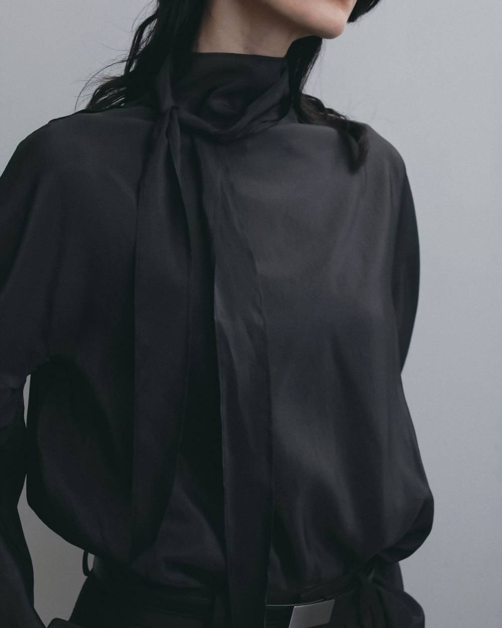 Organdy Tie Blouse Organdy Tie Blouse,オーガンジー タイブ ラウス,62620420,トップス,シャツ,ブラウス,ànuke,アンヌーク,lifes,ライフズ,26fall,26aw