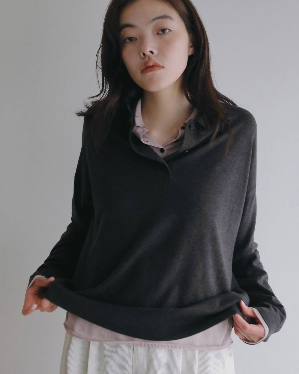 Highgauge Polo Tops Highgauge Polo Tops,ハイゲージ ポロ トップス.62620504,トップス,ポロ,ポロトップス,ニット,ànuke,アンヌーク,lifes,ライフズ,26ss,26fall,26aw