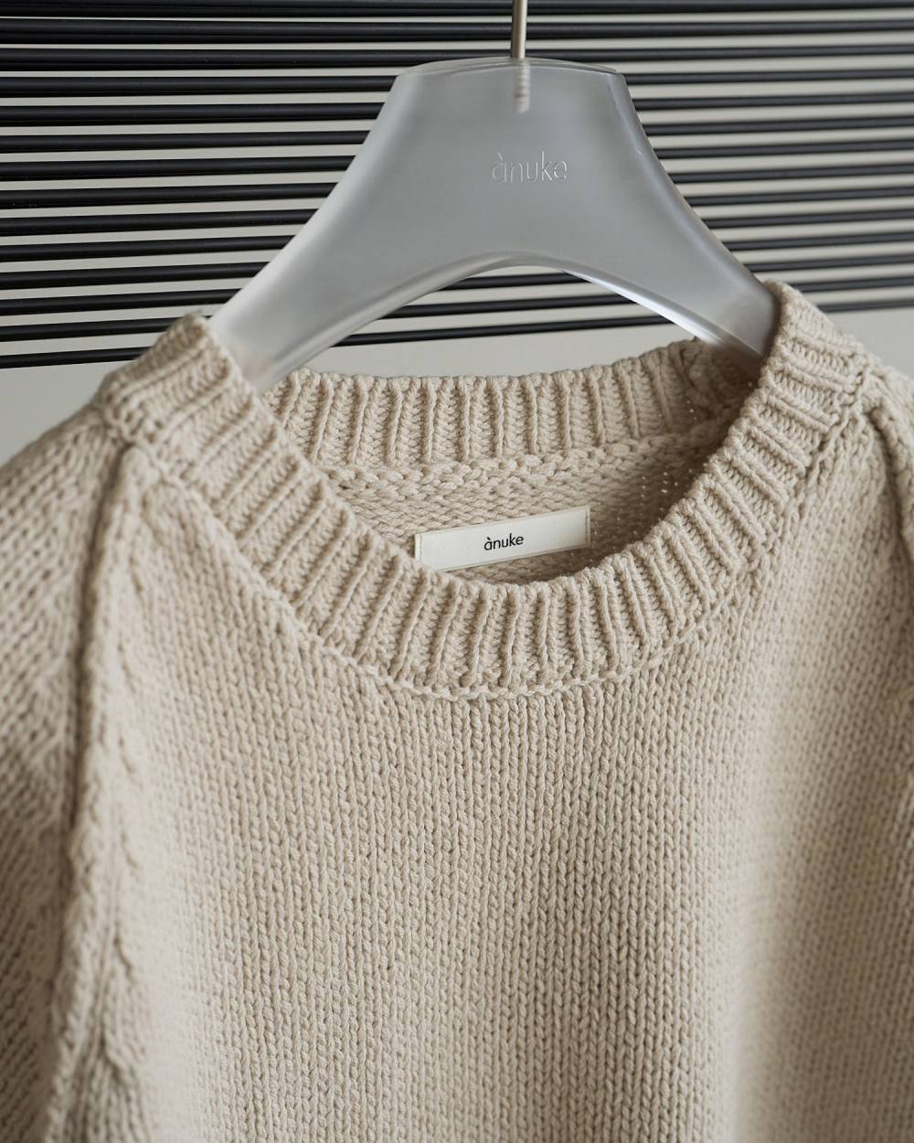 Halfsleeve Raglan Knit Halfsleeve Raglan Knit,ハーフスリーブ ラグラン ニット,62620506,ニット,トップス,ニットトップス,ハーフスリーブニット,ànuke,アンヌーク,lifes,ライフズ,26ss,26fall,26aw