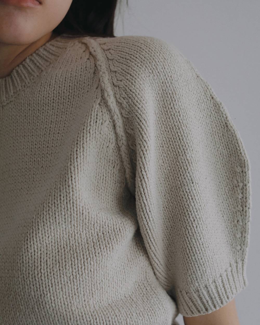 Halfsleeve Raglan Knit Halfsleeve Raglan Knit,ハーフスリーブ ラグラン ニット,62620506,ニット,トップス,ニットトップス,ハーフスリーブニット,ànuke,アンヌーク,lifes,ライフズ,26ss,26fall,26aw