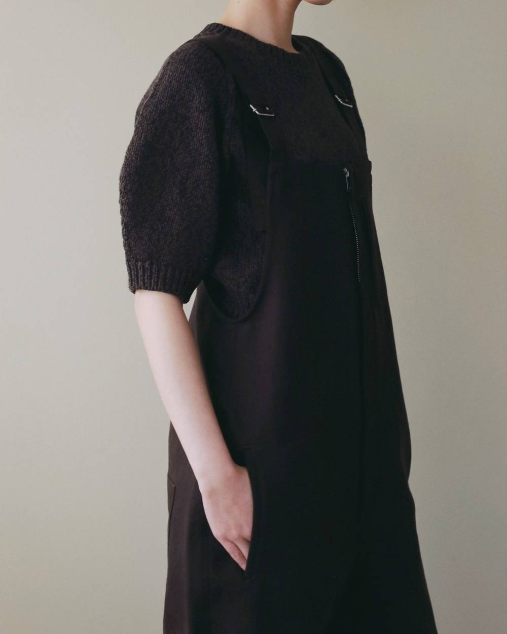 Halfsleeve Raglan Knit Halfsleeve Raglan Knit,ハーフスリーブ ラグラン ニット,62620506,ニット,トップス,ニットトップス,ハーフスリーブニット,ànuke,アンヌーク,lifes,ライフズ,26ss,26fall,26aw