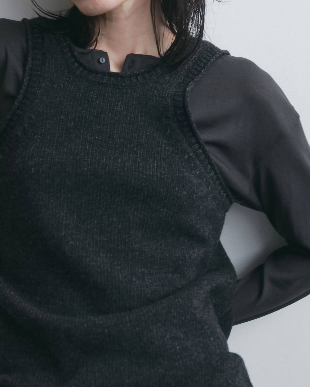 Knit Long Tanktop Knit Long Tanktop,ニット ロング タンクトップ,62620507,トップス,タンクトップ,タンク,ニットタンク,ànuke,アンヌーク,lifes,ライフズ,26fall,26aw